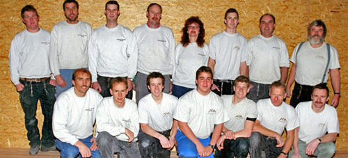 Holzbau Zimmerei Schreinerei Lachen SZ Arpagaus Team Holzbauer Schreiner Zimmermann/Zimmerleute